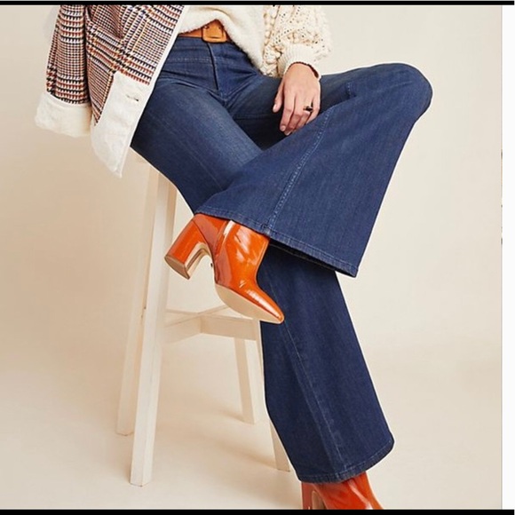 Pilcro and the Letterpress Denim - Pilcro and the Letterpress High Rise Flare Jeans